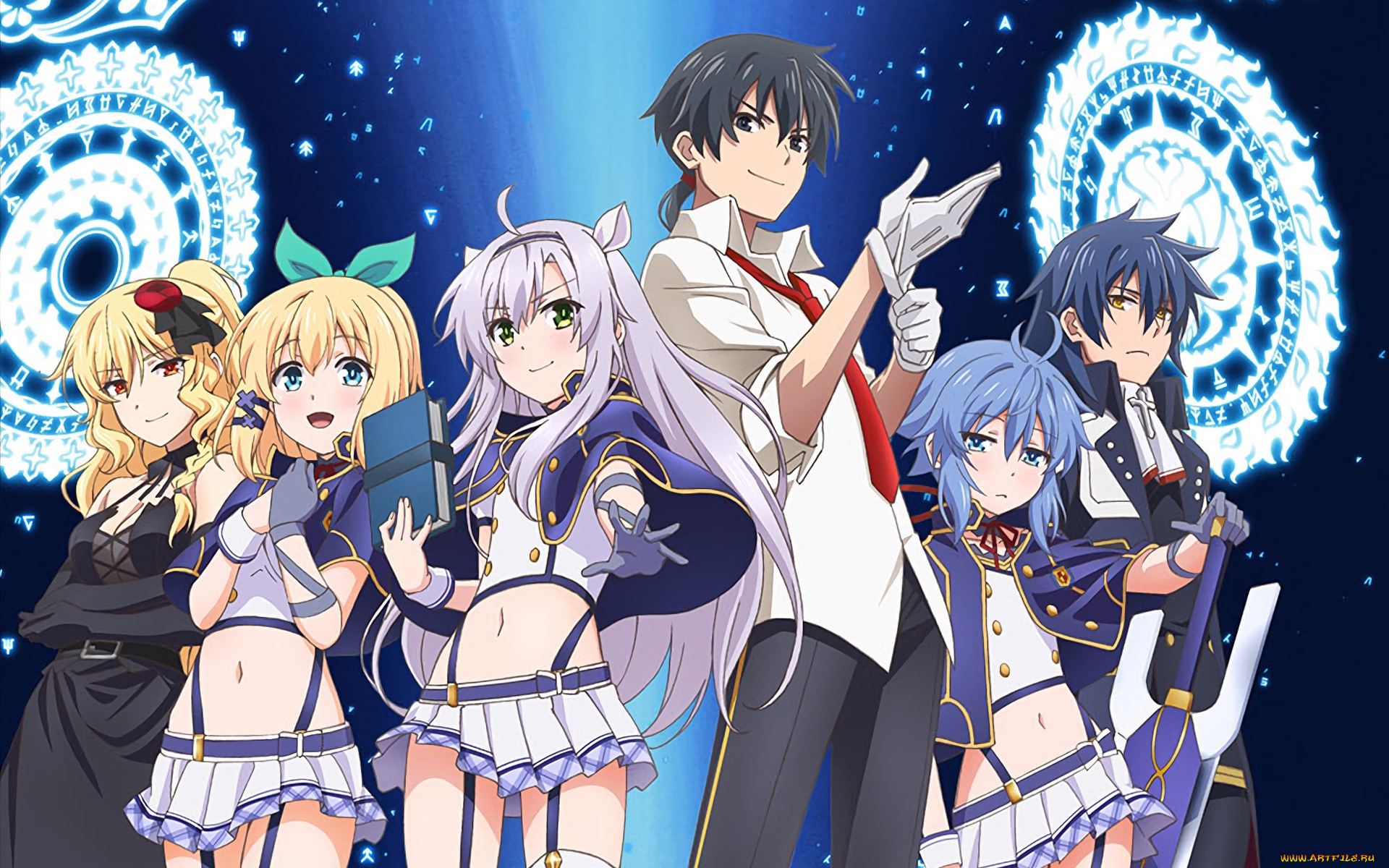 , rokudenashi majutsu koushi to akashic records, , , 